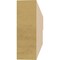 Ekena Millwork 2in. W x 6in. H x 20in. L Chapel Hill Woodgrain TimberThane Rafter Tail, Primed Tan RFTUR02X06X20CHPRCPR - alternate 2